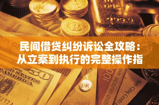 济南民间借贷纠纷诉讼全攻略：从立案到执行的完整操作指南