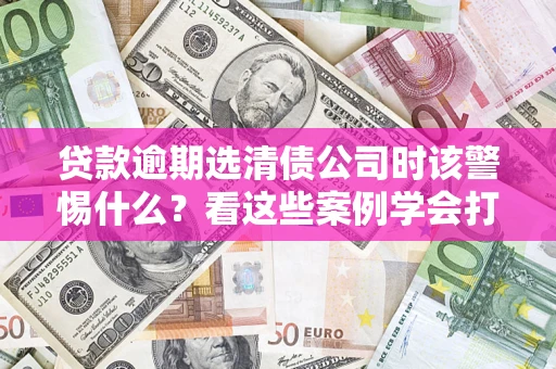济南贷款逾期选清债公司时该警惕什么？看这些案例学会打翻身仗