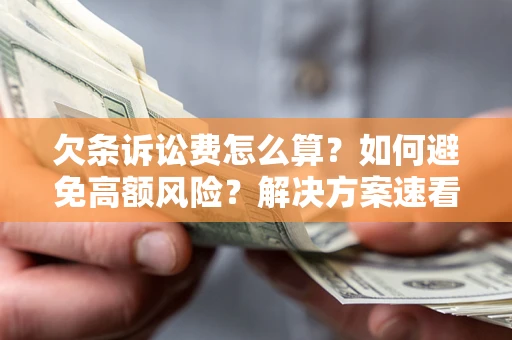 济南欠条诉讼费怎么算？如何避免高额风险？解决方案速看！