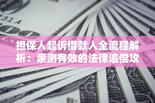 济南担保人起诉借款人全流程解析：亲测有效的法律追偿攻略