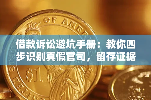 济南借款诉讼避坑手册：教你四步识别真假官司，留存证据不踩雷