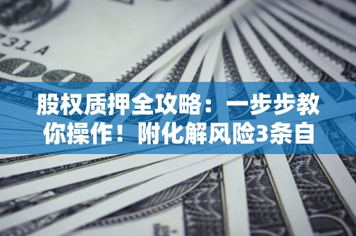 济南股权质押全攻略：一步步教你操作！附化解风险3条自救法则