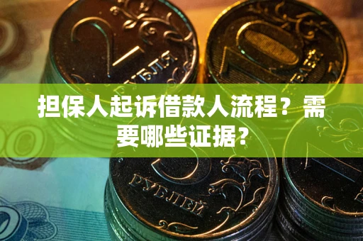 济南担保人起诉借款人流程?需要哪些证据? 济南担保人起诉借款人流程?需要哪些证据?