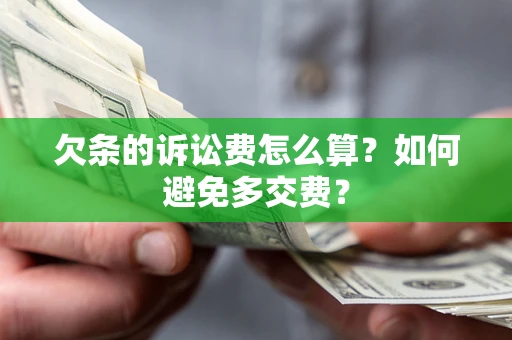 济南欠条的诉讼费怎么算？如何避免多交费？