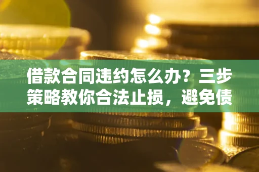 济南借款合同违约怎么办？三步策略教你合法止损，避免债务危机升级