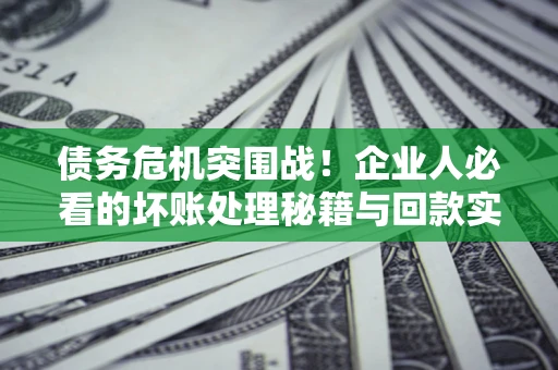 济南债务危机突围战！企业人必看的坏账处理秘籍与回款实战指南