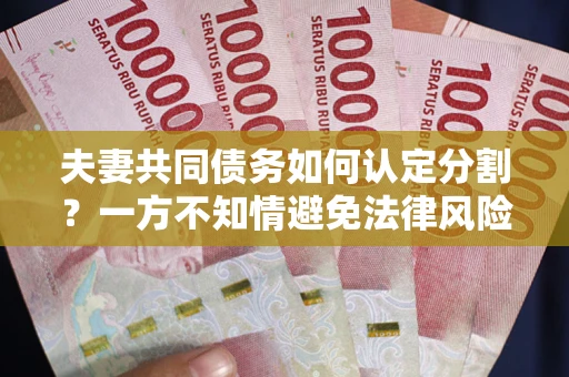 济南夫妻共同债务如何认定分割？一方不知情避免法律风险必看！