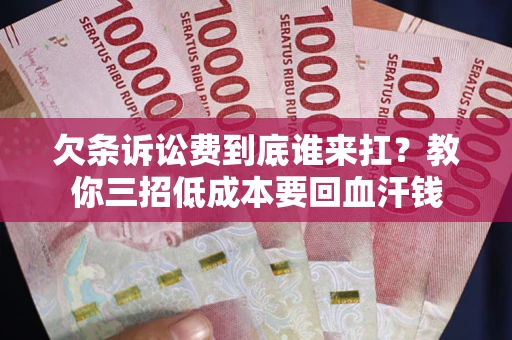 济南欠条诉讼费到底谁来扛？教你三招低成本要回血汗钱